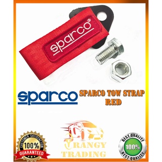 Sparco Tow Strap RED (Car Accessories)(made in Thailand)
