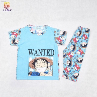 baby fashionbaby boy❈❀✁[J.J.SHI]Boy's sleepwear soft fiber comfortable sleep kids tokong lupi printe