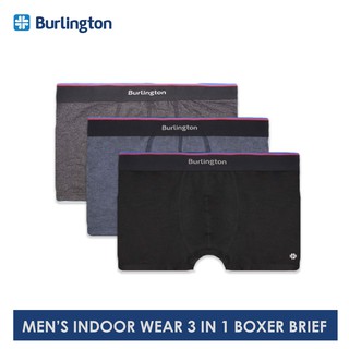 Burlington 3in1 Men's Boxer Brief Cotton Classics Underwear GTMBBVG0401 (1)