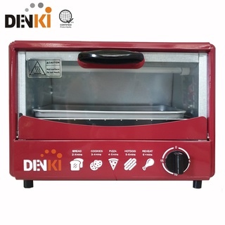Denki Oven Toaster 6 Liter DOT-168 Red *NEW ITEM*