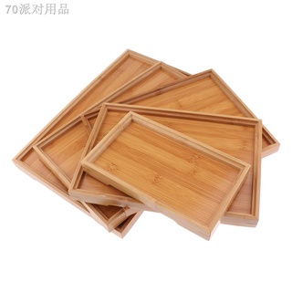 ❃Multi-sizes Wooden Tea Breakfast Serving Trays / Craft Plain Wood Platter