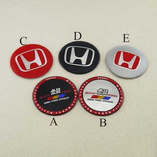 1 X 65mm Wheel Hub Cap Emblem Sticker Honda Civic Accord