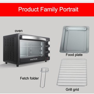 Household oven 20L small size oven multi-function automatic mini electric baking cake and bread oven (5)