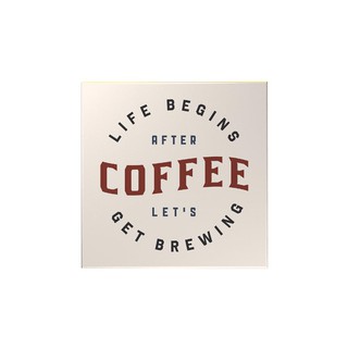 Papemelroti Life Begins After Coffee Lets Get Brewing | Fridge Magnet | Home Decor | Gift