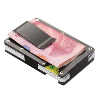 Stainless Steel Elastic Band Wallet Credit Card Holder Purse