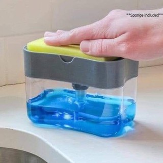 COD Dishwash Dispenser Soap Dispenser Sponge Box Tools Soap Pump Liquid Sponge caddy