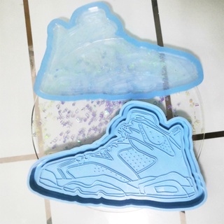 Xixi Sports Shoes Tray Epoxy Resin Mold Serving Plate Silicone Mould DIY Crafts Jewelry Holder Home Decorations Casting Tool (6)
