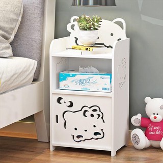 DIY hello kitty bedroom bedside cabinet small cabinet