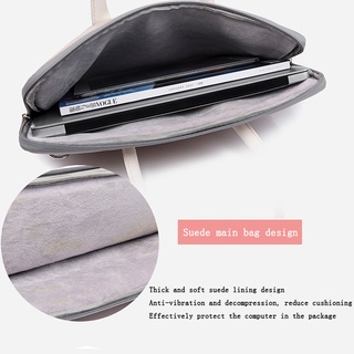 PU Leather Laptop Bag Case For Macbook Air M1 Waterproof Bag For Laptop 13.3 14 15.6 Inch For Macboo
