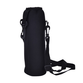 1000ML Water Bottle Cover Bag Pouch w/Strap Neoprene Water Bottle Carrier Insulated Bag Pouch Holder