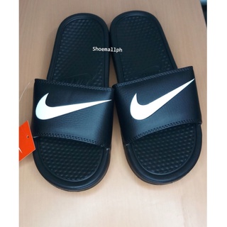 Nike Benassi Slippers/Slides "Black White" (OEM) Premium Quality