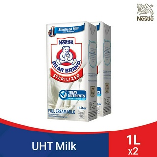 BEAR BRAND Sterilized UHT Milk 1L - Pack of 2