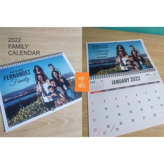 2022 Family Calendar / Personalized Wall Calendar