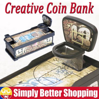 DIY Creative Piggy Bank Money Bank Shooting Game Basketball Shot Saving Money Coins Box