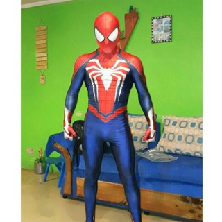 SPIDERMAN PS4 SUIT Spiderman Homecoming costumes Halloween cosplay (3)