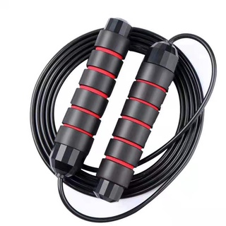 Adjustable Skipping Jump Rope Tangle-Free with Ball Bearings Rapid Speed Rope Cable and Memory Foam