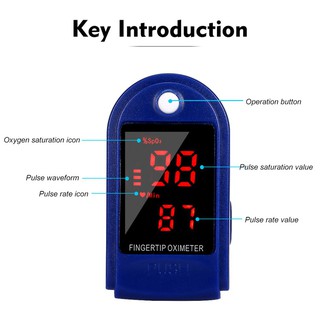 Finger pulse oximeter blood oxygen saturation blood oxygen monitor (6)