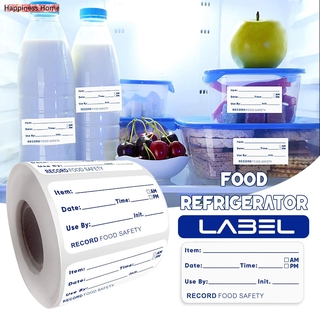 500PCS Home Kitchen Food Marking Date Roll Sticker Label/Food labels Give You An Idea Of What's In Your Fridge And Its Expiration Date