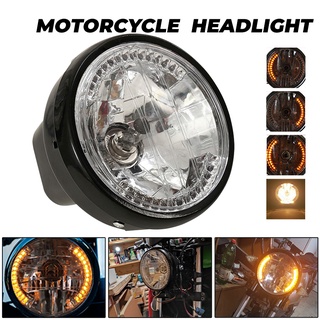 New Motorcycle Headlight Yellow Universal Motorcycle Headlight Turn Signal