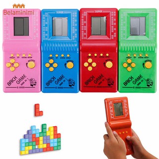 Bela| LCD game classic antique Tetris brick hand-held pocket toys