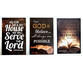◐Bible verse Religious Wooden Hanging wall decor in living room, bedroom, kitchen