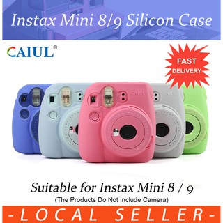 Caiul Soft Silicone Case for Instax Mini 9 / 8+ / 8