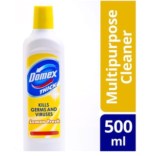 Domex Thick Multi-Purpose Cleaner Liquid Lemon Fresh with Anti-Microbial System 500ml