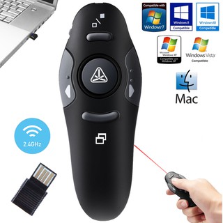 Wireless Presenter Pointer PPT Clicker Pen Remote Control for Powerpoint