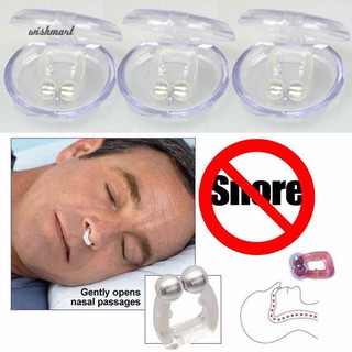 Silicone Anti Snoring Nose Clip Night Sleep Apnea Aid Guard Device