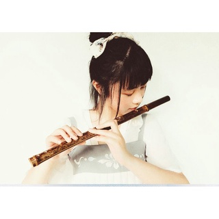 Purple Bamboo Flute G / F / E / D / C Tone Purple Bamboo Flute Junior Student