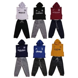 TERNO WIDE ARMHOLE HOODIE-JOGGER FOR KIDS