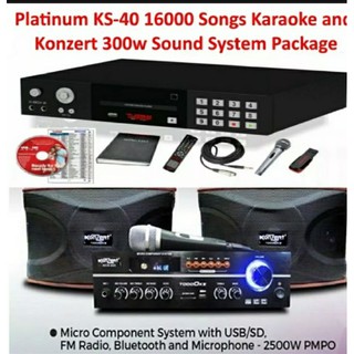 konzert KCS-222 + PLATINUM-KS-40 17k songs Free microphone