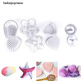 [takejoynew] 4set Aluminum Metal Bath Bomb Mold Mould For DIY Own Fizzles Homemade Crafting