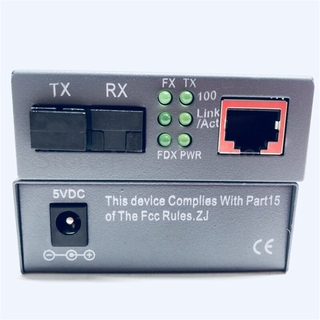 HTB-3100 A/B Optical Fiber Media Converter Fiber Transceiver Single Fiber Converter 25km SC 10/100M Single mode (3)