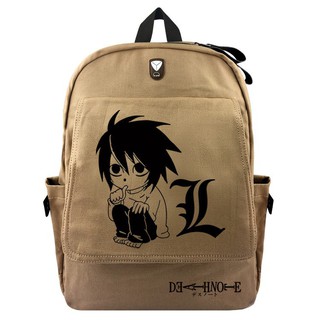 Death Note Large School Backpack Canvas Anime Bag Laptop