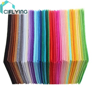 ciflying 40pcs Non-Woven Polyester Cloth DIY Crafts Felt Fabric Sewing Accessories