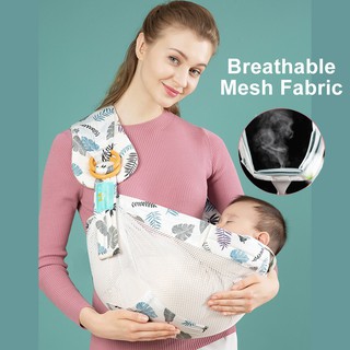 Baby Carrier Newborn Nursing Towel Four Seasons Baby Sling Wrap Breathable Carrier (7)