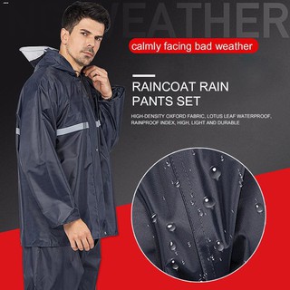 Men●Thicken motorcycle raincoat suit split raincoat adult raincoat raincoat rain pants
