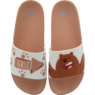G Footwear X We Bare Bears Slides Veda Brown