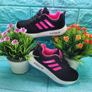 Adidas running shoes with box for kid 30-35