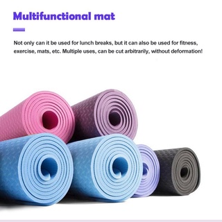 Fitness Thickening Yoga Mat For Workout 6MM Non-slip EVA Exercise Mat Environmentally Friendly (1836 (5)