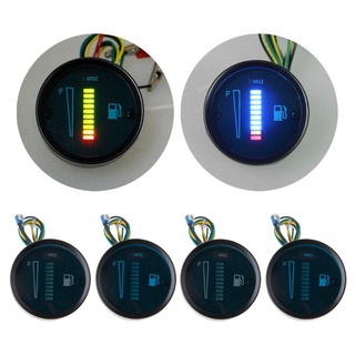 【Ready Stock】▪✑CH [READY STOCK] 2" 52mm Universal Car Motorcycle Fuel Level Meter Gauge 8 LED Light (1)