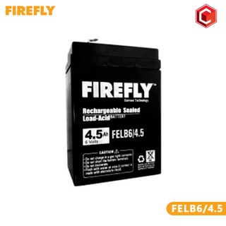 Rechargeable Battery Sealed Lead Acid 4.5Ah 6V FIREFLY FELB6/4.5