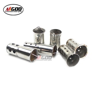 Universal 51mm 60mm Inlet Motorcycle Exhaust DB Killer Muffler Moveable Silencer Noise For YZF HONDA
