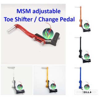 MSM 1105 Adjustable Single Toe Shifter / Single Cambio Universal