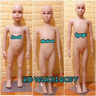 UNISEX WHOLE BODY KID MANNEQUIN (SMALL TO LARGE)