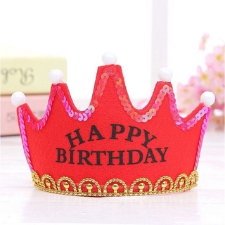 Princess LED Light Birthday Party Hats Crown Birthday Party Cap Children Kids (6)
