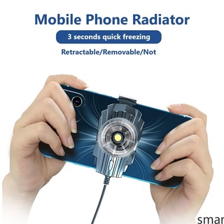 Ready Mobile Phone Radiator Portable Mobile Phone Cooler Mobile Phone Live Game Cooling Fan Gaming Cooler