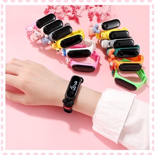 quartz watch fashion watch ♞New Colorful LED Digital Watch Unisex Sport Silicone Bracelet Watches
