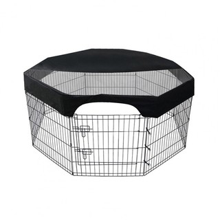 Pet Fence Dog Gate Puppy Small Animal Cage Foldable Playpen Crate Fence Kennel House Exercise